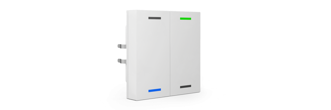 Panel 4 butoane KNX alb